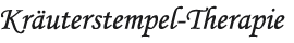 Kräuterstempel-Therapie Kräuterstempel-Therapie